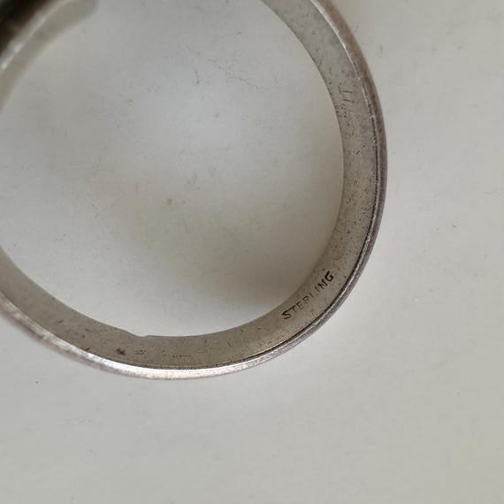 Brutalist Turquoise Nest Statement Ring – Vintage… - image 14