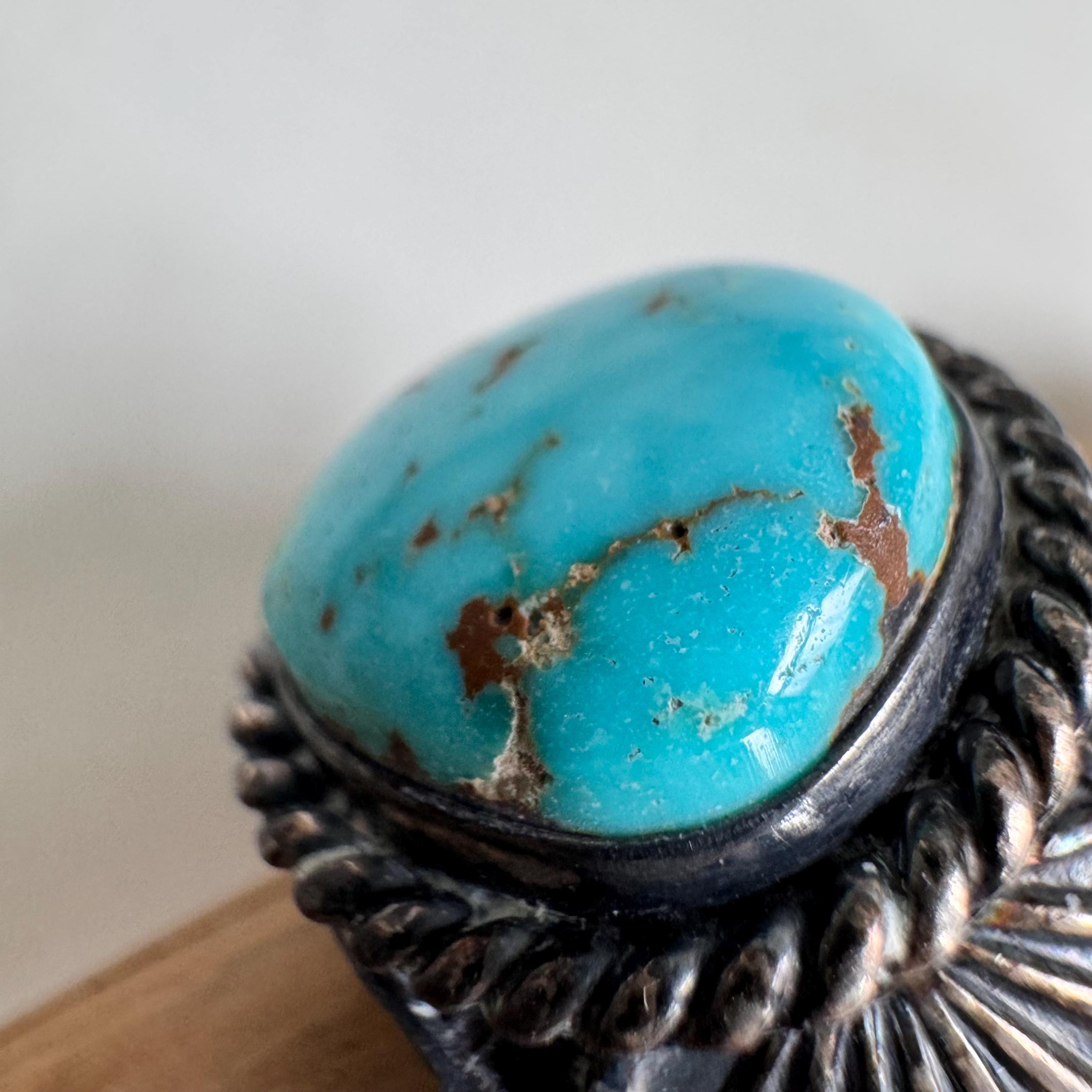 Gary Reeves Turquoise Sterling Silver Ring / Size 5-5.5 US - Etsy