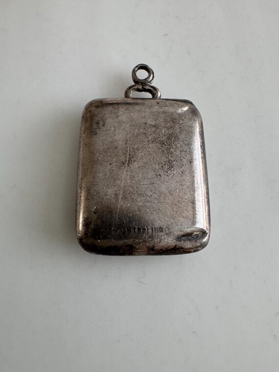 Edwardian Sterling Silver Rectangular Floral Etch… - image 15