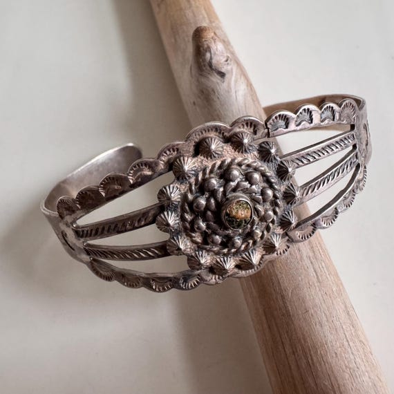 1930s Fred Harvey Era IH Coin Silver Stamped Cuff Bracelet - Etsy