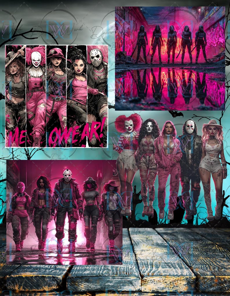 Horror Mama Urban Bundle 2 PNG - Etsy