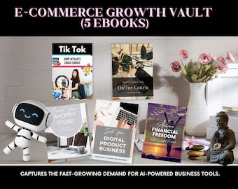 Shopify & TikTok Shop Business Bundle — Lancement du cours, évolutivité numérique, revenus passifs (ebooks 5 en 1)