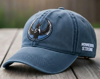 Gorra bordada de la Alianza Rebelde de Minnesota, gorra de béisbol de la Resistencia del Colimbo del Pájaro Estatal de Minnesota, gorra de protesta política, gorra de Minnesota Starbird