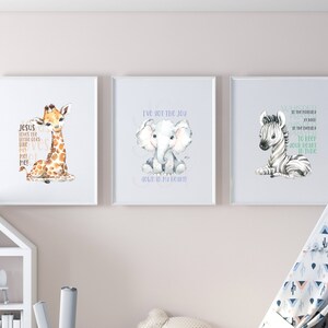 Childrens decor set of 3 ready to print gallery wall, church nursery kids room decor church childrens songs print as wall art greeting cards