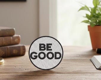 Be Good Patch bestickt, Aufnäher, Minnesota Be Pretti solidarisch Stickerei, kein ICE Politischer Aufnäher für Hut, Jeans, Totes