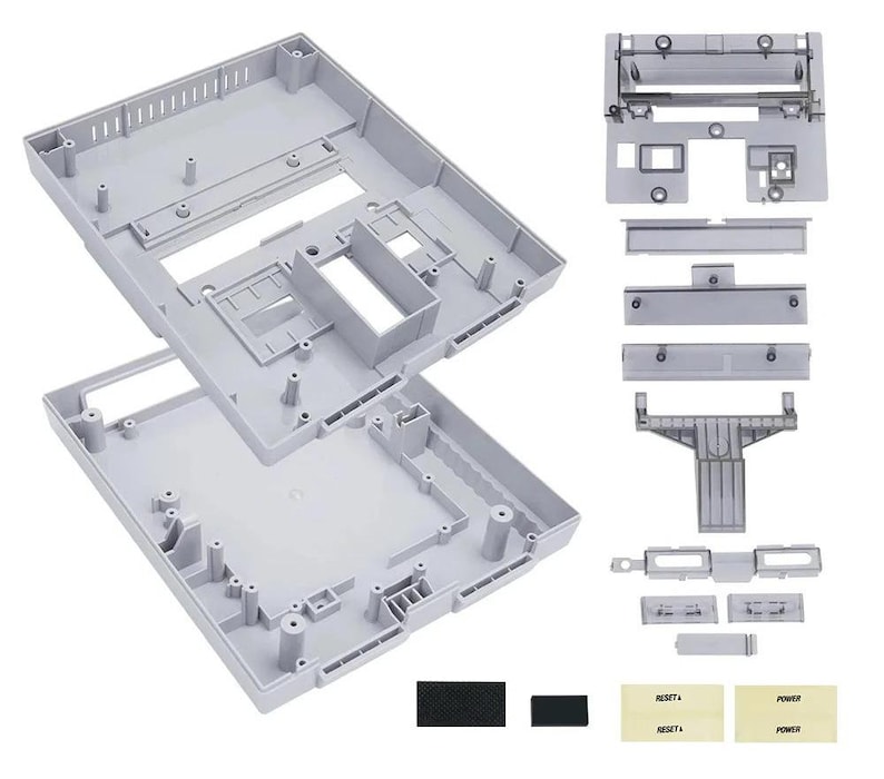 SNES Replacement Shell Transparent Case for Nintendo SNES Sfc US ...