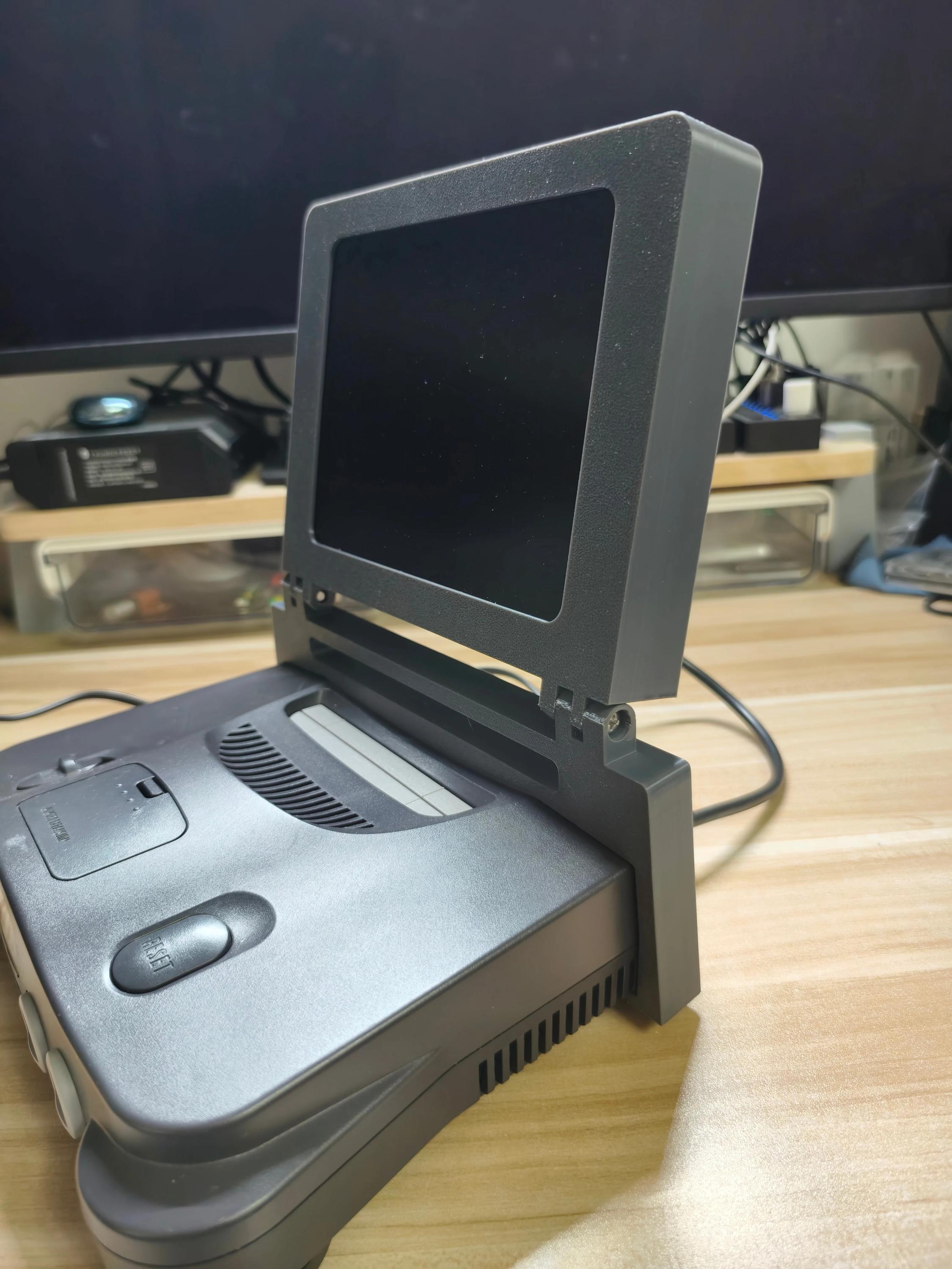 Screen for N64 3D Print Portable Display, 8 Inch Screen, LCD Mini ...