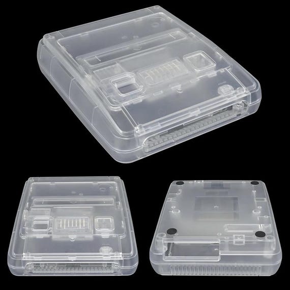 SFC Replacement Case Transparent Shell for Super Famicom Console