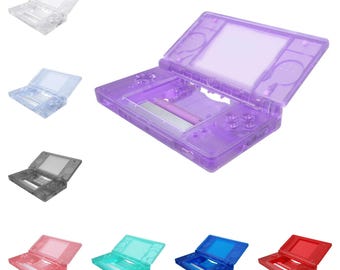Carcasa completa de repuesto para Nintendo DS Lite, cubierta personalizada para pantalla y botones para NDSL - Clear Series DSL