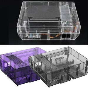 NES Replacement Housing Shell Transparent Protective Case for NES for Nintendo Entertainment System Console