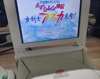 Pantalla LCD retro Arcade Sega Dreamcast impresa en 3D de 8 pulgadas para consola DM con estéreo
