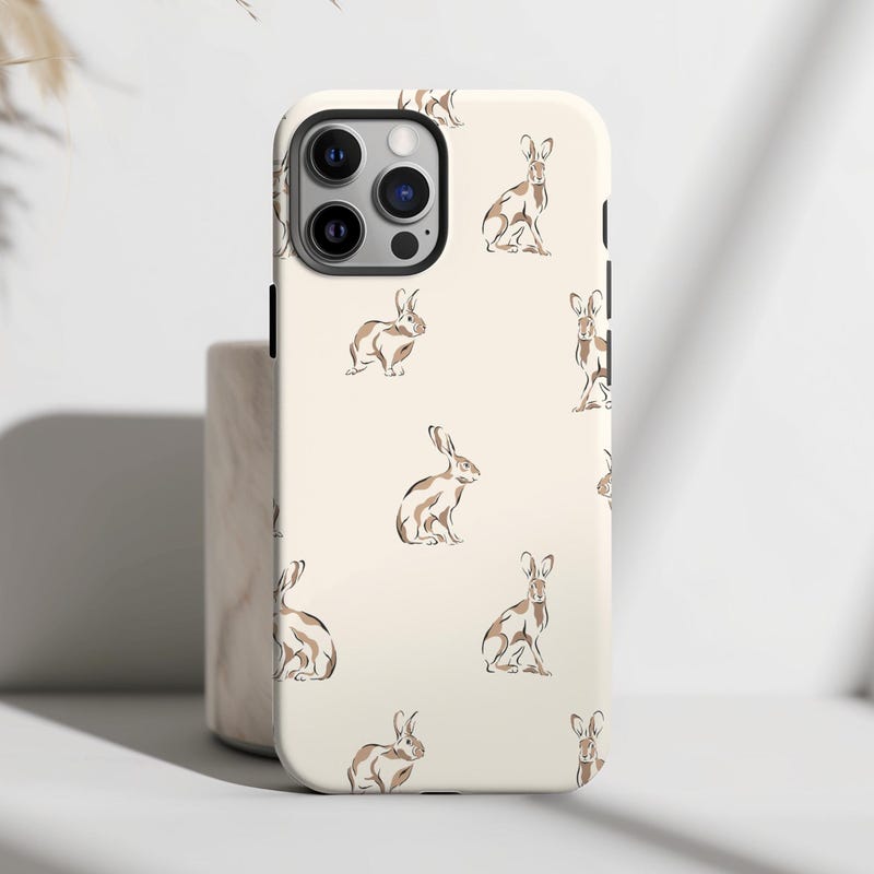 Rabbit Phone Case - Etsy