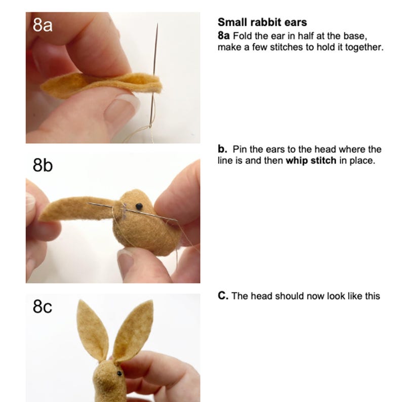 Winding Thread From Rabbit Printable Rabbit Sewing Pattern and Tutorial PDF - Etsy
