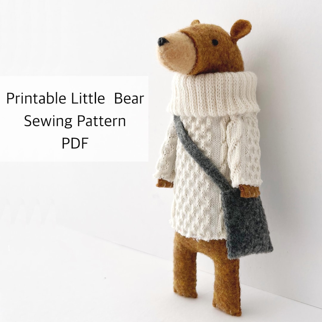 Little Ranger Pattern Printable Little Bear Sewing Pattern and Tutorial PDF - Etsy