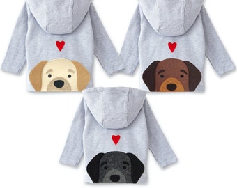 Organic Labrador Jacket : Labrador Baby Gift , Organic Labrador Coat, Labrador Baby Shower