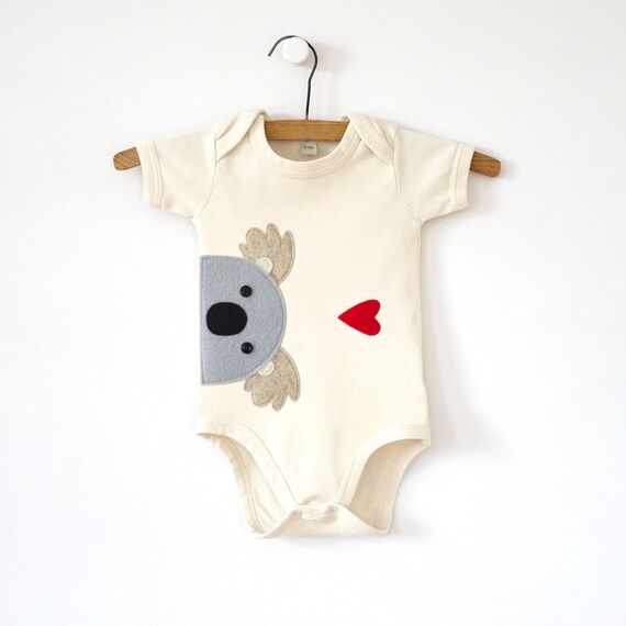 Organic Baby Koala Bodysuit Koala Baby Shower Koala Baby Etsy