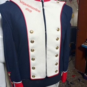 Napoleon uniformjacka 100% ull. Guldknapp