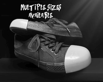 Haunt Slider Shoes Black and Red for Scare Acting, Sliding and Costume- Fully Assembled No Setup Required Multiple Sizes