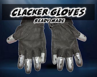 Haunt Clacker Gloves for Protection and Noisemaking Costume- Fully Assembled No Setup Required