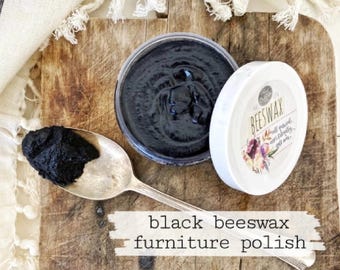 2 Oz Sweet Pickins Beeswax Furniture Polish in Black