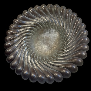 Vintage MCM Egidio Casagrande Borgo Trento Italy Hammered Brass/Copper Platter Dish