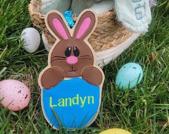 Easter Basket Tag | Personalized Bunny Tag | Personalized Easter Name Tag | Easter Custom Tag | Easter Gift Tag | Easter Bunny Name Tag