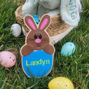 Easter Basket Tag | Personalized Bunny Tag | Personalized Easter Name Tag | Easter Custom Tag | Easter Gift Tag | Easter Bunny Name Tag
