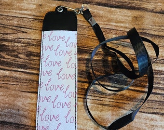 Pen Holder Lanyard, Keychain for Lanyard, Stylus Holder, Pen Keychain Case, Pen Holder, dry eraser Holder lanyard.