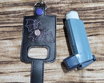 Bubble Gum Bat inhaler Holder Keychain, Halloween bat Inhaler holder case key fob