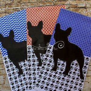 French Bulldog Frenchie personalized garden flag