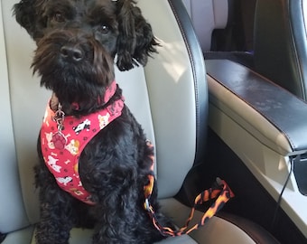 Dog Seat Belt | Dog Safety Seat Belt | Adjustable Dog Seatbelt Connection | Pet Seatbelt | Dog Seat Safety Belt | Dog Seat belt Leash