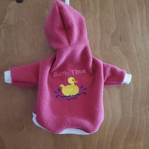 Terry Rubber Ducky Bathrobe for Dogs image 7