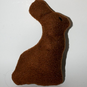 Easter Bunny, chocolate bunny, chick Dog Toy with Squeaker image 1