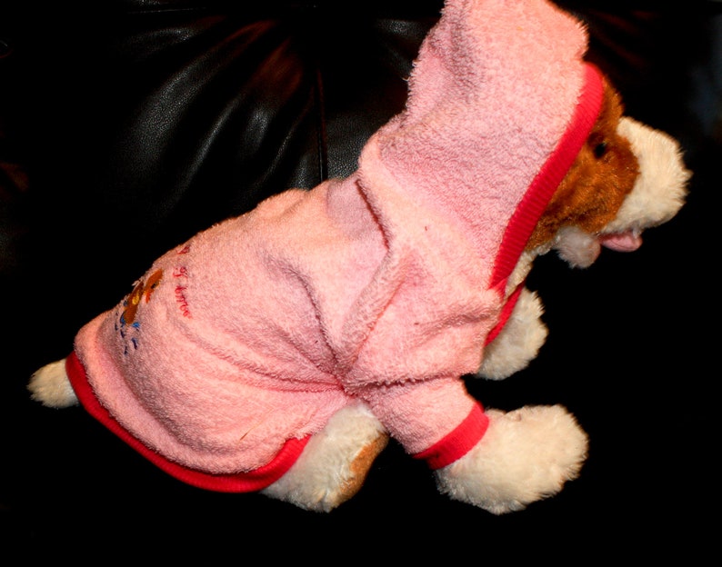 Terry Rubber Ducky Bathrobe for Dogs Etsy