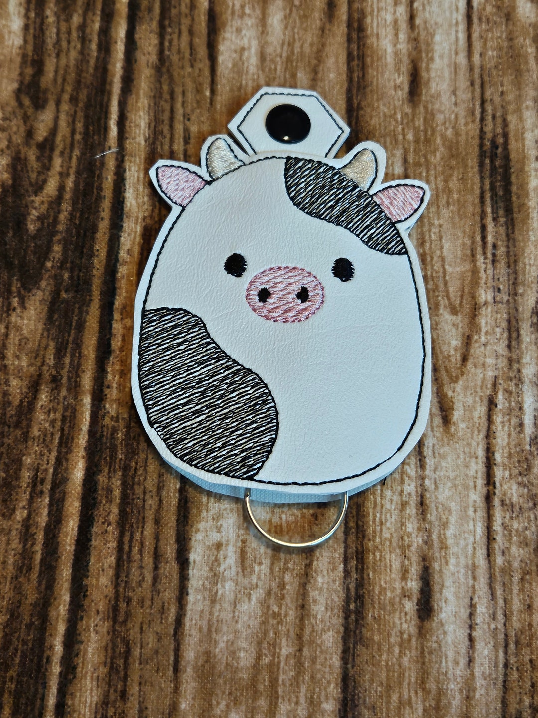 COW Key Sleeve, Key Keeper Pouch, Key Case, Key Organizer, Cute Cow Key ...