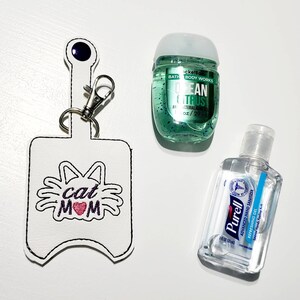 Hand Sanitizer holder keychain in Camo Vegan Leather – Annie Roonie Designs
