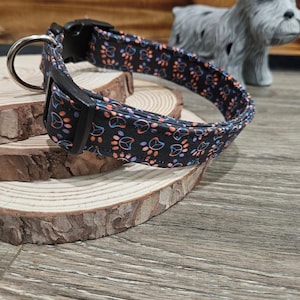 Peace Paws Dog Collar | Paw Shaped Peace sign Dog Collar |  Peace Sign Cat Collar | Peace Sign Dog Collar | Large Dog Collar