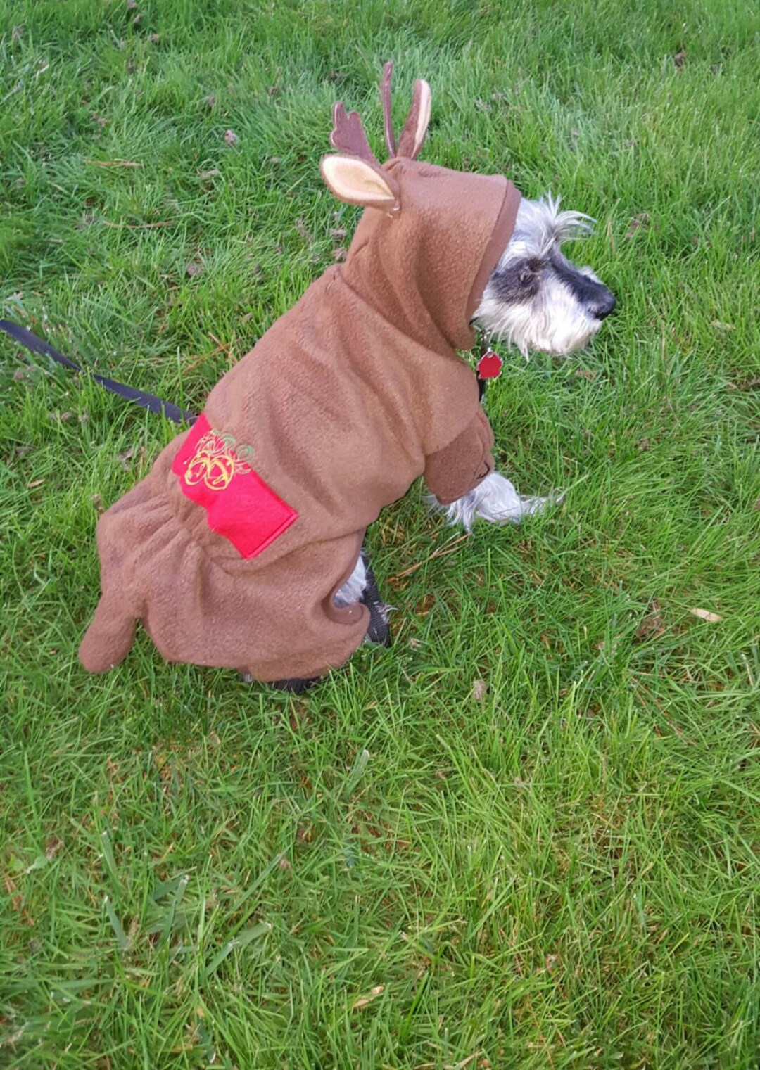 Reindeer Dog Reindeer Costume Dog Hooded Christmas Pajamas Etsy