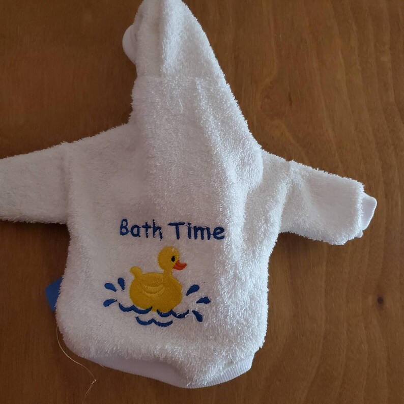 Terry Rubber Ducky Bathrobe for Dogs Etsy