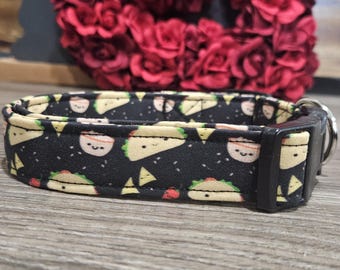Taco Dog Collar | Taco Tuesday Pet Collar | Fiesta Dog Collar | Cinco De mayo Dog Collar | Food Dog Collar | Nachos | Mexican Food  Collar