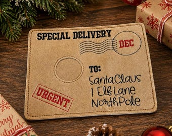 Elf Doll Return Envelope Costume – North Pole Departure Outfit | Elf Goodbye Tradition | Santa Return Envelope | Christmas Doll Accessory