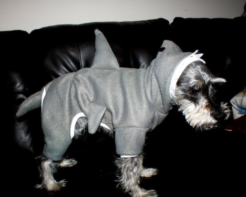 Pet Shark Outfit Hooded Pajamas Etsy