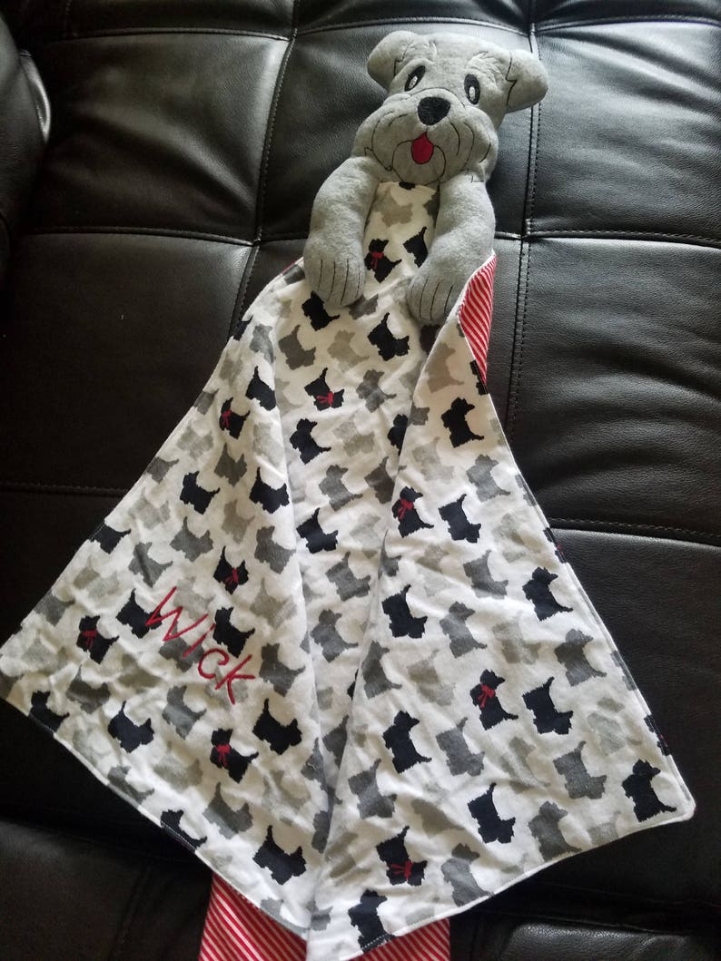 Cuddly Schnauzer Dreams Quilted Blanket GFTOTP7812 main image 0