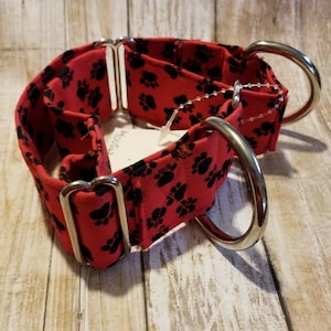 1.5&quot; inch Wide Martingale Dog Collar, Adjustable martingale Collar,  Martingale Collar