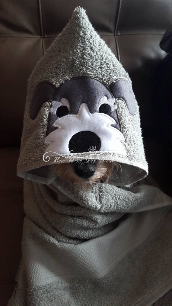 DOG Poncho Towel in Grey DOG Poncho Towel in Grey