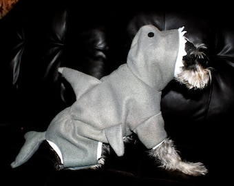 Pet Shark Outfit Hooded Pajamas