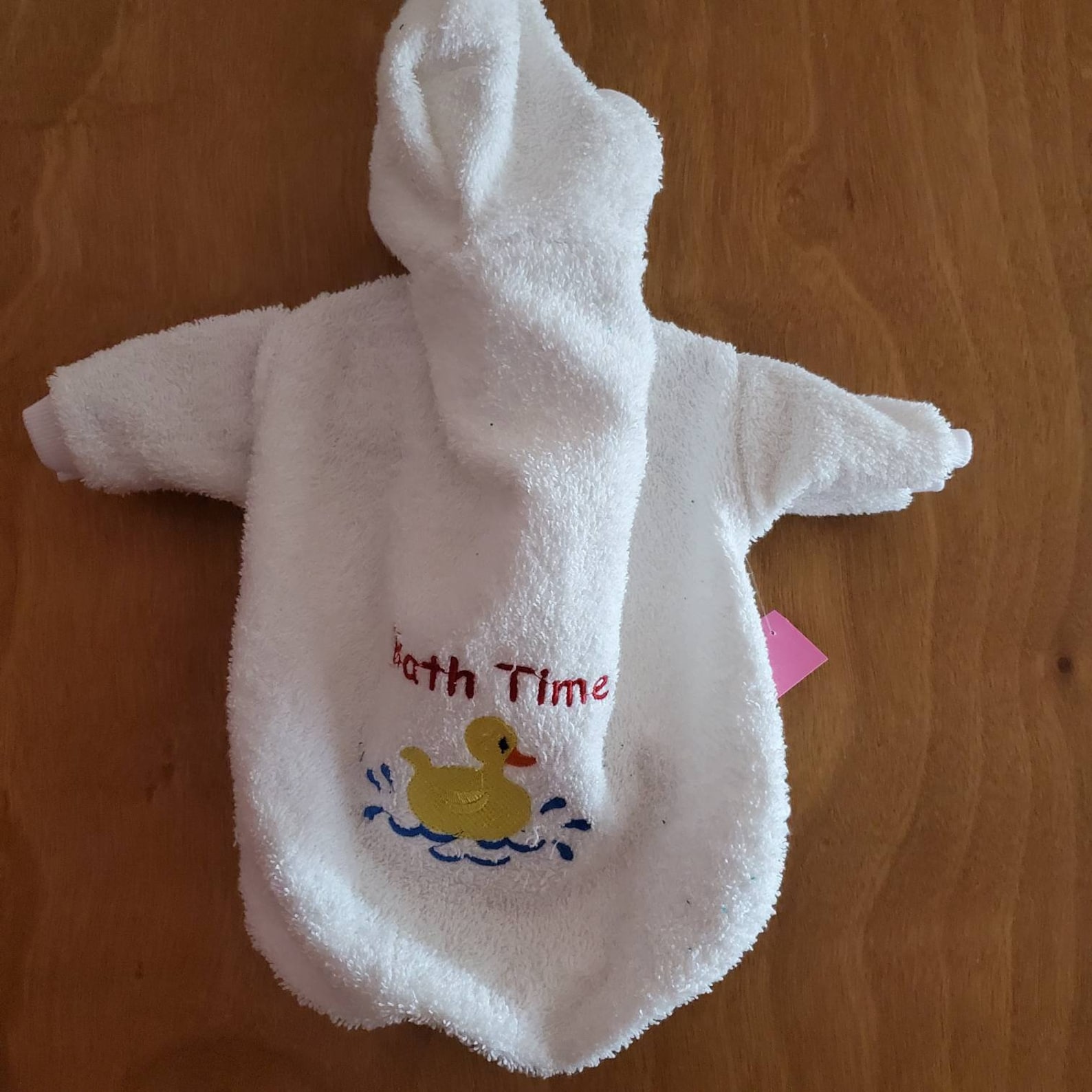 Terry Rubber Ducky Bathrobe for Dogs Etsy