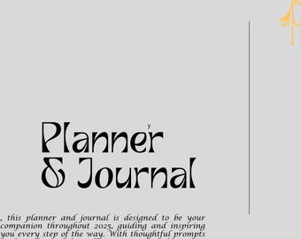 2025 Personal Digital Planner