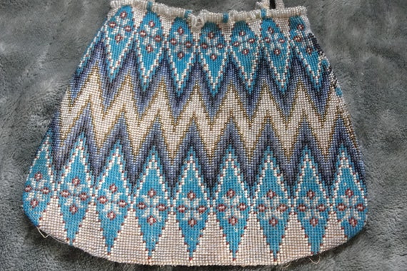 Antique Beaded Evening Purse - image 3