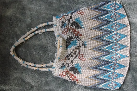 Antique Beaded Evening Purse - image 1